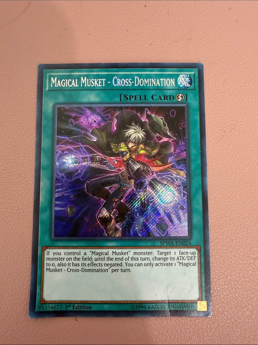 Yu-Gi-Oh Magical Musket - Cross-Domination Spell Card, SPWA-EN024